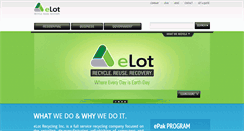 Desktop Screenshot of elotrecycling.com