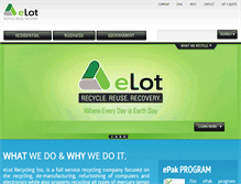 Tablet Screenshot of elotrecycling.com